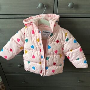 Water-Resistant Puffer Coat for Baby